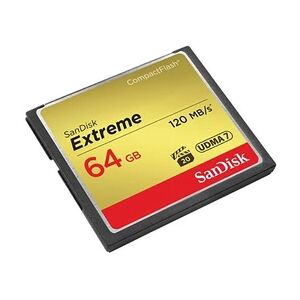 Sandisk Extreme - Carte mémoire flash - 64 Go - 567x - CompactFlash - Publicité