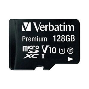 Verbatim Premium - Carte mémoire flash (adaptateur SD inclus(e)) - 128 Go - UHS Class 1 / Class10 - 300x - microSDXC UHS-I - Publicité