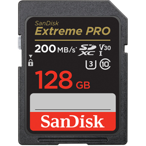 Sandisk Extreme PRO 128 GB SDXC  200MB/s - Publicité