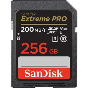 Sandisk Extreme PRO 256GB SDXC 200MB/s - Publicité