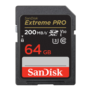 Sandisk Extreme PRO 64 GB SDXC 200MB/s - Publicité
