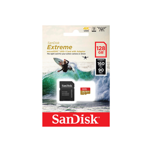 Sandisk MSD Extreme Action Cam 128 Go V30 - Publicité