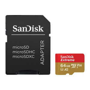 Sandisk Carte Extreme microSDXC 64GB for Action Cams 170MB/s - Publicité