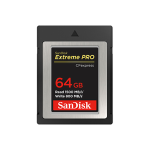 Sandisk CF EXPRESS EXTREME PRO 64Go - Publicité
