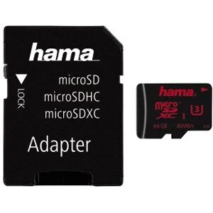 Hama 00123979 memoire flash 64 Go MicroSDXC UHS Classe 3 - Neuf