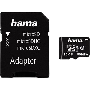 Hama microSDHC 32GB 32 Go UHS-I Classe 10 - Neuf