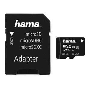 Hama 00213117 memoire flash 256 Go MicroSDXC UHS-I Classe 10 - Neuf