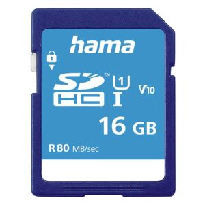 Hama 00124134 memoire flash 16 Go SDHC UHS-I Classe 10 - Neuf