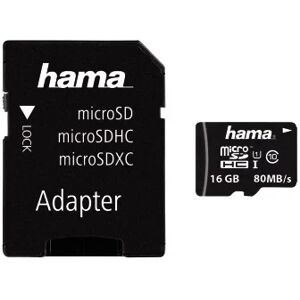 Hama microSDHC 16GB 16 Go UHS-I Classe 10 - Neuf