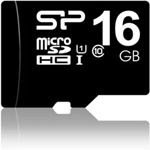 Silicon Power SP016GBSTH010V10SP memoire flash 16 Go MicroSDHC UHS-I Classe 10 - Neuf