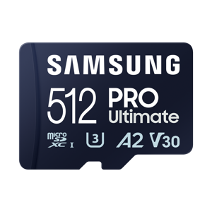 Samsung Carte microSD PRO Ultimate 512 Go avec lecteur