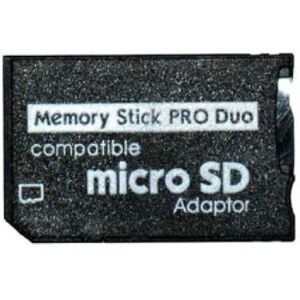 OZZZO Adaptateur MemoryStick Pro Duo pour Carte Micro SD SDHC - Publicité