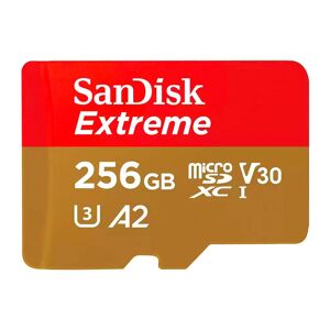 Carte mémoire micro SDXC 256 Go Sandisk Extreme avec adaptateur - Publicité