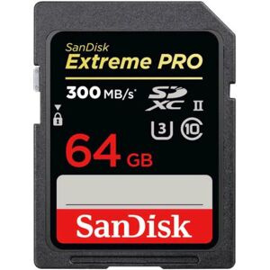 SanDisk Extreme PRO SDXC UHS-II 64GB carte SD 64 Go - Publicité