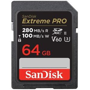 Carte mémoire SD SanDisk Extreme Pro SDXC UHS-II U3 Class10 64 Go - Publicité