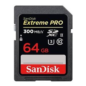 SanDisk Extreme Pro - Carte mémoire flash - 64 Go - UHS-II U3 / Class10 - 1733x/2000x - SDXC UHS-II - Publicité