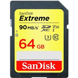 SanDisk Extreme - Carte mémoire flash - 64 Go - Video Class V30 / UHS Class 3 / Class10 - SDXC UHS-I - Publicité