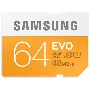 Samsung EVO MB-SP64D - Carte mémoire flash - 64 Go - UHS Class 1 / Class10 - SDXC UHS-I - Publicité