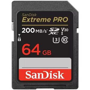 Carte mémoire SD SanDisk Extreme Pro SDXC UHS-I U3 Class10 64 Go - Publicité