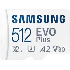 Carte mémoire micro SDXC Samsung Evo Plus 512 Go Blanc Blanc - Publicité