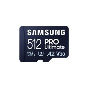 Carte mémoire microSDXC Samsung Pro Ultimate 512 Go Bleu Bleu - Publicité