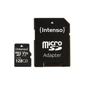 Intenso microSDXC 128GB Class 10 UHS-I Professional - Extended Capacity SD (MicroSDHC) 128 Go Classe 10, Carte mémoire - Publicité