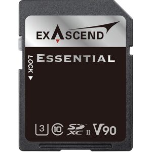 EXASCEND Carte SD 128GB UHS-II V90 R300/W280 Essential Serie