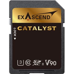 EXASCEND Carte SD 128GB UHS-II V60 R280/W100 Catalyst Serie