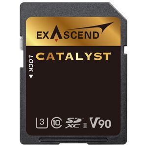 EXASCEND Carte SD 64GB UHS-II V90 R300/W280 Catalyst Serie