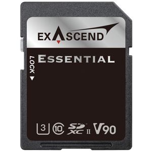 EXASCEND Carte SD 64GB UHS-II V90 R300/W280 Essential Serie
