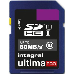 INTEGRAL Carte SDHC Ultima Pro 8GB (80MB/s) (Class 10)