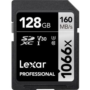 Lexar Carte SDXC 128GB Professional UHS-I (1066X)