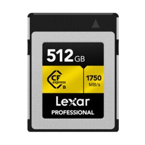 Lexar Carte CFexpress 512GB Professionnal Type B Gold