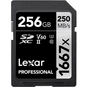 Lexar Carte SDXC 256GB Professional UHS-II (1667x)