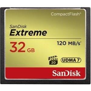 SanDisk Carte Compact Flash Extreme 32GB (120/85MB/s)