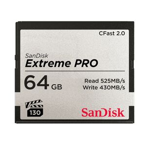 SanDisk Carte Memoire CFAST 2.0 Extreme Pro 64GB VPG 130