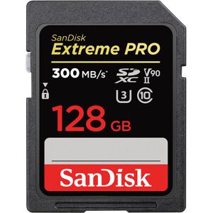 SanDisk Carte SDXC Extreme Pro UHS-II 128GB (300MB/s)