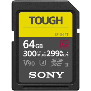 Sony Carte SD SF-G Tough UHS-II 64GB 300MB/s