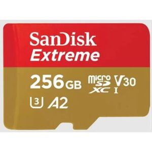 Sandisk Extreme microSDXC 256GB+SD 190MB/s - Publicité