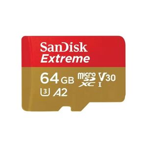 Sandisk Extreme microSDXC 64GB+SD 170MB/s - Publicité