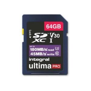 Integral Memory Integral Carte SD Ultima Pro V30 - 64Gb - Publicité
