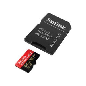 Sandisk Carte MicroSD Extreme Pro V30 - 64Gb + Adaptateur SD - Publicité
