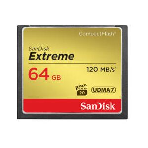 SANDISK Carte Compact Flash Extrême - 64Gb - Publicité