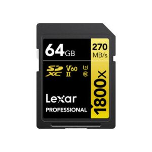 Lexar Professional Carte SD V60 Gold - 64Gb - Publicité