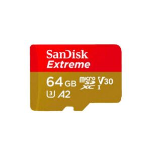 SanDisk Carte MicroSD Extreme V30 A2 - 64Gb - Publicité