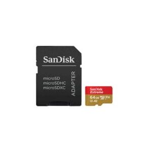 SanDisk 64 Go Extreme carte microSDXC pour caméras embarquées et