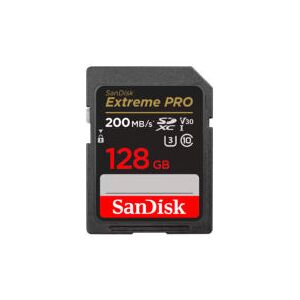 SanDisk Carte SD Extreme Pro V30 - 128Gb - Publicité