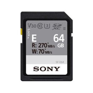 Sony Carte SD série SF-E V30 - 64Gb - Publicité