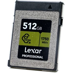 Lexar Occasion Lexar Professional 512GB 1750MB/s Type B CFexpress Carte