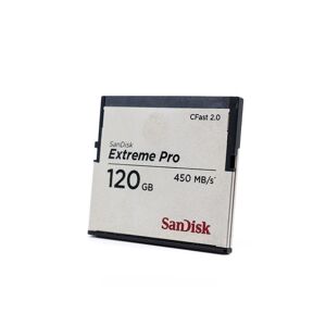 Occasion SanDisk Extreme PRO 120GB 450Mo/s CFast 2.0 Carte memoire